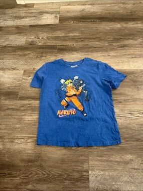 Naruto Boys' Blue Graphic Tee
